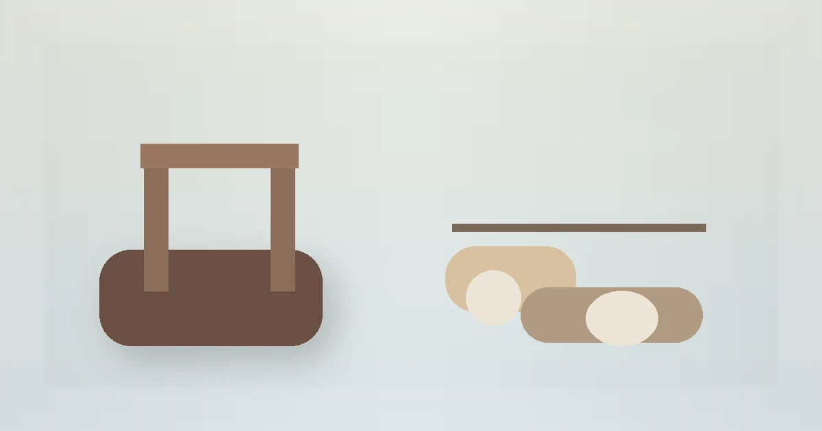 Supported balance practice setup at home