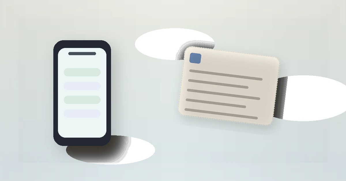 Easy Tech Skills for Older Adults guide visual with a phone screen and settings note cards.